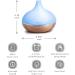 ASAKUKI 300ML Essential Oil Diffuser Wood Grain BPA-Free Whisper Quiet Cool Mist Humidifier Natural Home Fragrance Diffuser with 14 Colors LED Lights and Easy to Clean - Light Brown Light Wood - Buy Online on GoSupps.com