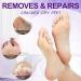 4 Step Lavender Foot Spa Pedicure Kit for Dry Cracked Feet - Bath Salt, Foot Cream, Scrub - Exfoliating Foot Care Set - Buy Online on GoSupps.com