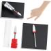 minkissy Nail Accessories Nail Tools Electrical Tools Electric Tool Nails Drill Bits Power Tools Nail Drill Bits Manicure Grinding Head medium Red - Buy Online on GoSupps.com