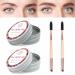 Viola house eyebrows gel 2Pcs brow glue eyebrows fix soap brow styling soap brow gel eyebrows mascara waterproof brow gel with brush.(30g/1.05oz) 30 g (2 pack)