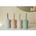 NEUTBABY Silicone Cup | Durable 3 Stage Toddler Cups | Easy to Clean Muted Color Cup in Sand Beige - Buy Online on GoSupps.com