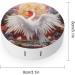 Shop White Crane Contact Lens Case with Mirror - Portable & Cute Eye Travel Kit - Buy Online on GoSupps.com