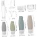 PartyKindom 1 Set Silicone Bottle Set Travel Bottle Travel Containers for Toiletries Travel Shampoo Lotion Dispenser Travel Toiletry Containers Clamshell Storage Set Bottle - Buy Online on GoSupps.com