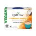 QuikTea Vegan Turmeric Ginger Chai Tea Latte - 10 Count Single Box - All Natural & Preservative Free Authentic Instant Chai 10 Count (Pack of 1)