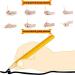 Sannix 16-Piece Ergonomic Pencil Handles for Children's Handwriting | Toddler Writing Tools | Perfect for Preschool & Kids - Buy Online on GoSupps.com