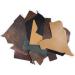 2lb Top Grain Leather Remnants & Scraps from USA Raised Cows | 2-3MM Thick (4.5-5.5oz) | Earth Tone Colors | Ideal for Crafts - Buy Online on GoSupps.com