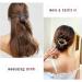 4Pcs French Style Leopard Print Hair Clips for Women and Girls - Vintage Duckbill & Oval Hair Claw Accessories - Buy Online on GoSupps.com