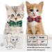 Malier 2 Pack Christmas Cat Collar with Bell & Bow Tie - Classic Buffalo Plaid Design for Cats & Kittens - Buy Online on GoSupps.com