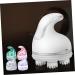 FRCOLOR 2 Pcs Electric Head Massage Brush & Scalp Massager - Relaxing White Pet Massager for International Shipping - Buy Online on GoSupps.com