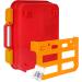 Rapid Care First Aid 804-15-12 100 Person 376 Piece Emergency First Aid Kit  Exceeds 2015 OSHA/ANSI Standards  Wall Mountable  Multi Compartment with Easy Access Tilt Trays Clear/Red Meets OSHA / ANSI 2015 - Buy Online on GoSupps.com