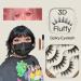 Okdeals 5 Pairs Japanese Style 3D Fluffy Spiky Eyelashes - Little Devil Cosplay Anime Lashes for Natural Beauty Look - Buy Online on GoSupps.com