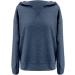 Shop Women's Autumn Winter Baby Sweater - Casual Fleece Hoodie with Quadratic Collar for Daily Party & Outdoor Travel | LOHAS TIME Dark Blue - Buy Online on GoSupps.com