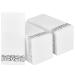 LEKOCH 100 PCs disposable napkins white with gray design air laid fabric-like napkins for wedding premium quality 43x30 cm gray degsin 1-100PCs