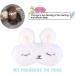 ULIFEMALL Cute Rabbit Sleeping Mask - Soft Plush Bunny Blindfold for Kids and Adults - Buy Online on GoSupps.com