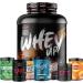 TWP Nutrition Platinum Series All The Whey Up Protein Powder Shake 23g Whey Protein Low Fat Low Carbs 2.1kg/900g & 70/30 Servings Vegetarian Friendly (Choc Bourbon Biscuit 2.1kg) Choc Bourbon Biscuit 2.1kg - Buy Online on GoSupps.com