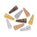 50pcs/lot Multicolor Alloy Bugle Cone Bead Caps Crystal Pendulum Pendant End Cap for DIY Jewelry Making Supplies Findings (Multicolor)