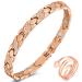 Vicmag Magnetic Bracelets for Women Titanium Steel Brazaletes Ultra Strength Magnetic Adjustable with Removal Tool and Gift Box (Rosegold Crystal-X Shape)