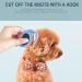 Pulunto Dog Comb Set - 4 Pieces Blue | Fur Care Open Knots & Trimmer for Pets & Puppies - Buy Online on GoSupps.com