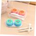 Buy Solustrie 2-Part Mini Contact Lens Container Set | Storage for Colored Contact Lenses - Travel-Friendly & Compact - Buy Online on GoSupps.com