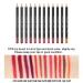 Buy 12 Colors Waterproof Lipliner Set - Long-lasting Matte Lipstick Contour Sticks | International Shipping Available - Buy Online on GoSupps.com