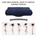 Memory Travel Cushions - Ergonomic Cotton Neck Support Pillows for Pain Relief | Dark Blue Eyelash Extension Headrest - Buy Online on GoSupps.com