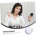 NUOBESTY 1 Set Mirror Epoxy Mold Light up Mirror for Makeup Diy Art Mold Portable Makeup Mirror Making Mold As Shown 16.2x7cm - Buy Online on GoSupps.com
