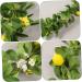 Zerodeko 2pcs Lemon Cane Spring Fruit Garland Front Door Wreaths Festival Garland Fruit Plants Hanging Lemon Artificial Lemon Garland Front Door Decor Silk Flower Branch Decorative Flower - Buy Online on GoSupps.com