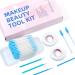 Lunamoon 100 Microburtens & 100 Cotton Swabs + 50 Mascara & 50 Lip Gloss Brushes - Blue Eyelash Extensions Set | International Shipping Available - Buy Online on GoSupps.com