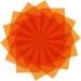 14 Pieces Halloween Gel Filter Colored Overlays Correction, Gel Light Filter Transparent, Transparent Color Film Plastic Sheets, 11.7 by 8.3 Inches(Orange)