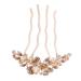 minkissy Hair Comb Hair Accessories for Girls Rhinestone Hair Clips Rhinestone Side Comb Hair Side Comb Girl Hair Accessories Hair Accessories for Women Metal Rhinestones Hair Piece Mother