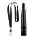 Dog Whistles for Recall Dog Whistle with Lanyard for Dog Training Equipment Dog Whistle to Stop Barking Silent Dog Training Whistle Good Frequency for Long Distance ( Plastic Whistle Black Strap)