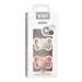 BIBS Couture Baby Pacifier 2-Pack | Made in Denmark | BPA Free | Silicone Size 1 (0-6 Months) Ivory / Blush - Buy Online on GoSupps.com