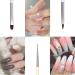 Lofuanna 6pcs Nail Art Liner Brushes Set - Double Ended Dotting Tools for DIY Nail Art Painting & Drawing - Buy Online on GoSupps.com
