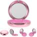Healifty Portable Dental Retainer Box - Rose Gold | Braces & Invisible Denture Case with Mirror | Oral Care Box - 8.7X2.7CM - Buy Online on GoSupps.com