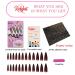 Redykat 24PCS XL Stiletto Matte Press On Nails - Salon Quality Extra Long Dark Red False Nails for Quick Home Manicure - Buy Online on GoSupps.com
