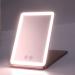 Folding LED Makeup Mirror Rechargeable Travel Makeup Mirror with LED Lights 3 Light Colors Stepless Dimming Touch Switch USB Rechargeable Mirror Rose Gold - Buy Online on GoSupps.com