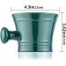 Linkidea Acrylic Shaving Mug with Knob Handle - Deep Size Wet Shaving Cup in Green - Buy Online on GoSupps.com