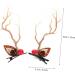 FRCOLOR 1 Pair Hairpin Glowing Antler Barrette Yule Decor Xmas Hair Accessories Luminous Hair Decorations Alligator Hair Clips Christmas Hair Clip Delicate Crocodile Skin Foam 15X5.5X2CM Colorful - Buy Online on GoSupps.com