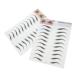 FRCOLOR 2pcs 3d Eyebrow Stickers Brow Makeup Grooming Brow Tool Artificial Eyebrow Women's Simple Template