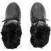 POLAR Women's Mid Calf Black Leather Waterproof Tactical Boots - Size 8 - Buy Online on GoSupps.com