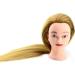 Zhjing Fashion Chemical Fiber Wig - Head Training Dummy for Barbers & Makeup Artists | Golden Hair Styling Exercise Head - Buy Online on GoSupps.com