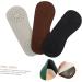 3 Pairs Non-Slip Heel Stickers | Shoe Heel Pads & Cushions for Loose Heels - High Grip Leather Inserts - Buy Online on GoSupps.com