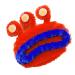 PLCPDM Creative Large Mouth Frog Shape Hairpin for Girls Taking Photo Hair Barrettes Aesthetics Plush Hair Accessories Red