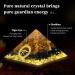 Soulnioi 3.8 Large Orgone Pyramid with Chakra Quartz Pendant - Chakra Balance, Reiki, Meditation, Positive Energy - Buy Online on GoSupps.com