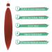 8 Packs 30 Inch Pre Stretched Copper Red Braiding Hair - EZ Braids Ginger Twist Crochet - Hot Water Set - Professional Yaki Straight 350 - Buy Online on GoSupps.com