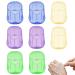 Soap leaves for on the go 160 leaves soap leaves disposable paper soap 8 boxes portable paper soap with plastic box for traveling camping for washing outdoors