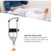 Adult Crutches Sturdy Crutches Hands-Free Crutches Canes Painless Knee Braces Walking Cane with Spring Button Non-Slip Walking Sticks Convenient Independence - Buy Online on GoSupps.com