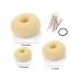 Beaute Galleria Hair Donut Bun Maker Set - Large, Medium, Small Sizes - Beige/Blonde - Mesh Chignon Ballet Sock Bun - 3 Pieces - Buy Online on GoSupps.com