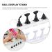 Mobestech 2 Sets Nail Art Supplies lotus seat Manicure tools base nail practice stand Nail piece with nails display stand Nail Art Stand Nail supplies Acrylic Metal Nail Tip Practice Holder - Buy Online on GoSupps.com