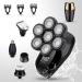 YKMYXZ 7D Electric Head Shaver 6in1 Shavers for Bald Men Electric Shaver Nose Hair Sideburn Trimmer Waterproof Wet